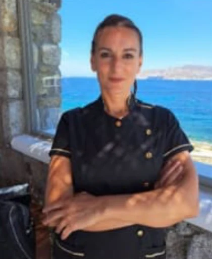 La nostra osteopata e massoterapista a Mykonos